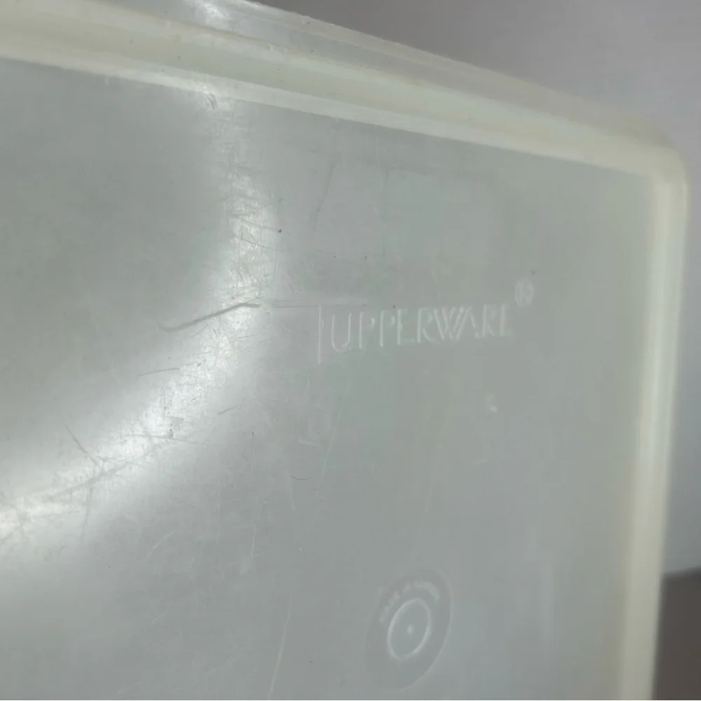 Vintage Tupperware Set of 2 Storage Container